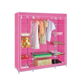 Cloth and Storage Wardrobe - Pink