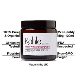 Kohle Teeth Whitening Powder 50g