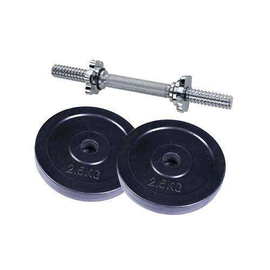 Two Pieces Dumbbell Set With Stick - 5Kg
