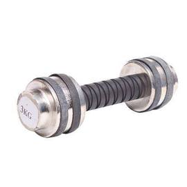Dumbbell - 3kg - Black and Silver