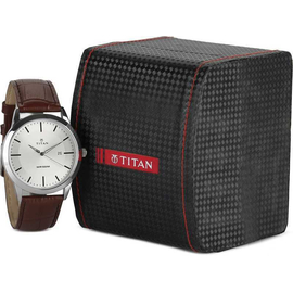 Titan Analog Silver Dial Men's Watch, 7 image