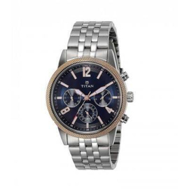 TITAN Workwear Watch-Blue Dial