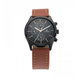 TITAN  Workwear Watch-Leather Starp