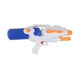 Plastic Gun Toy - White and Blue