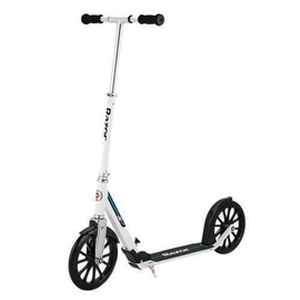 DLX Big Wheels Kick Scooter A5 - Black and White