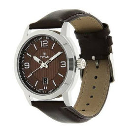 TITAN Leather Strap Analog Watch, 2 image