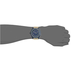 Fastrack Explorer Blue Dial Canvas Strap Watch, 4 image