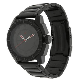Fastrack Black Dial Black Stainless Steel Strap Watch, 2 image
