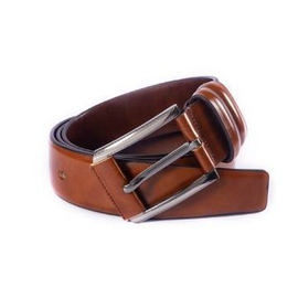 Chocolate PU Leather Formal Belt For Men