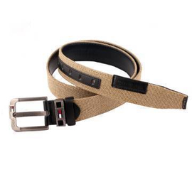 Light Brown Fabric Casual Belt For Men