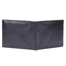 Black Regular Shaped Leather Wallet For Men