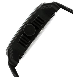 Fastrack Green Dial Black Leather Strap Watch, 4 image