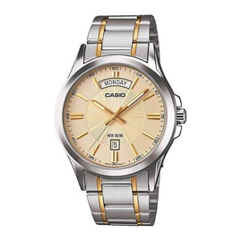 CASIO Mens Watch-Golden