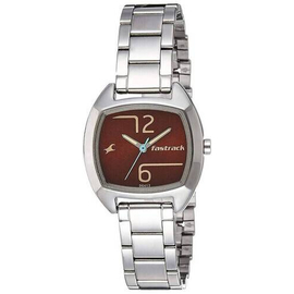 Fastrack Analog Brown Dial Girls Watch