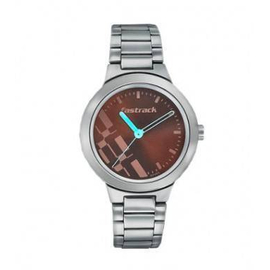 Fastrack Analog Brown Dial Ladies Watch