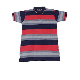 Men Stylish Polo T-Shirt-Red and Black
