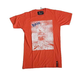 Orange Half Sleeve T-Shirt For Men