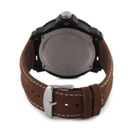 Fastrack Leather Analog Watch for Men Brown, 4 image