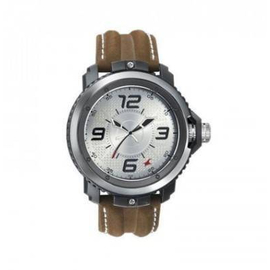 Fastrack Leather Analog Watch for Men Brown