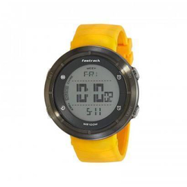 Fastrack Trendies Grey Dial Digital Watch for Men - Yellow