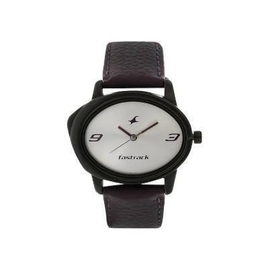 Fastrack Leather Analoge Ladies Watch