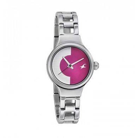 Fastrack Pink Dial Ladies Watch