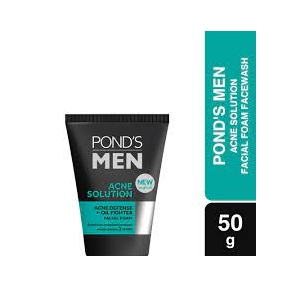 Pond s Men Facewash Acne Solution Facial Foam 50g Kablewala