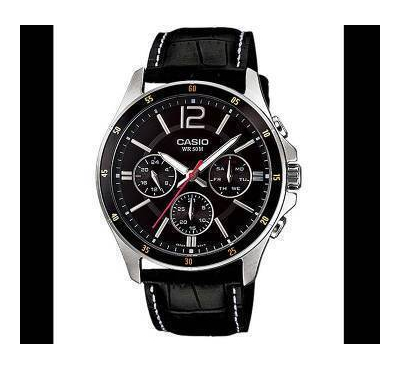 Casio Leather Wristwatch