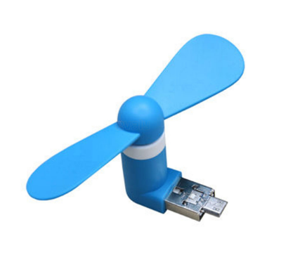 Micro USB Portable Fan - Sky Blue
