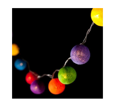 Yarn Ball Shaped Decorative Fairy Lights (20pc)