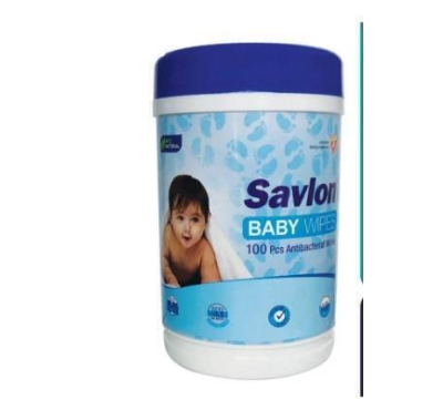Savlon Baby Wipe Jar 100s