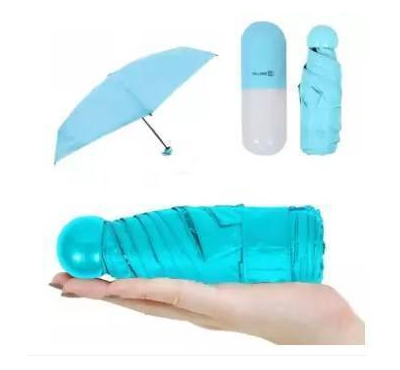 7 inch Pongee Cloth Capsule Mini Umbrella