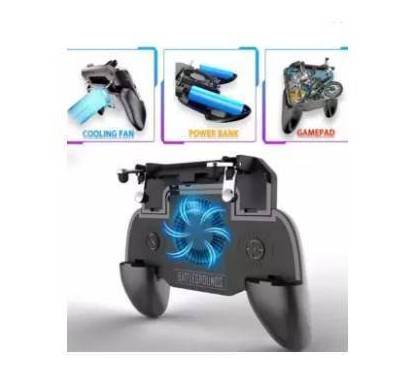 Game Controller Joystick Cooling Fan Gamepad for PUBG Android IOS