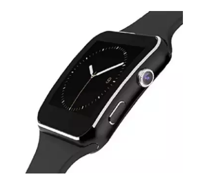 Curved Screen Smart Watch X6 - Black