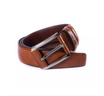 Chocolate Leather Formal Belt For Boys