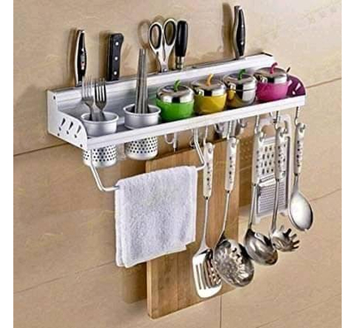 Wall Mounted Kitchen Rack (23 Inch Length)