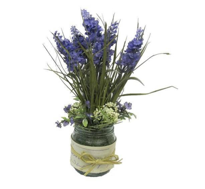 Lavender Garden In Glass Bottle (PR/D438/5/SP) Ø13X29CM H