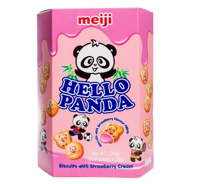 Meiji  Hello Panda Strawberry 260g