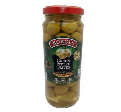 Borges Pitted Green Olives 340g