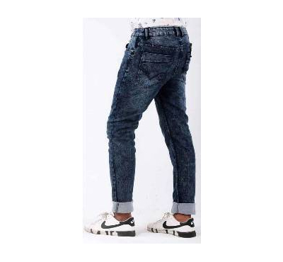 Gents Narrow Fit Jeans Pants-Black