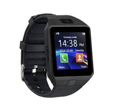 A1 Bluetooth Smart Watch Phone With Pedometer Camera Single Sim-Black
