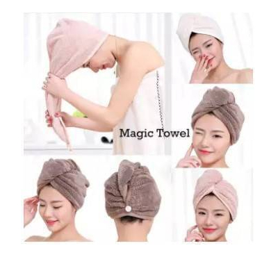 Comfortable Ladies Magic Hair Drying Towel