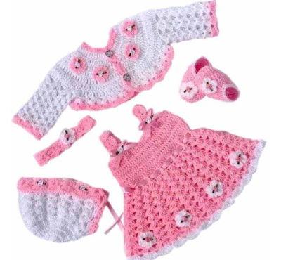 Pink Baby Dress (0-6 months)