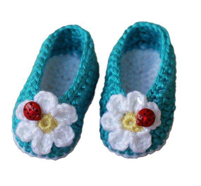 Sea Green Baby Shoes (18-24 months)