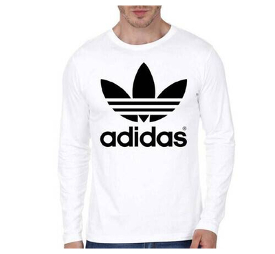 Adidas Full Sleeve Cotton T-shirt