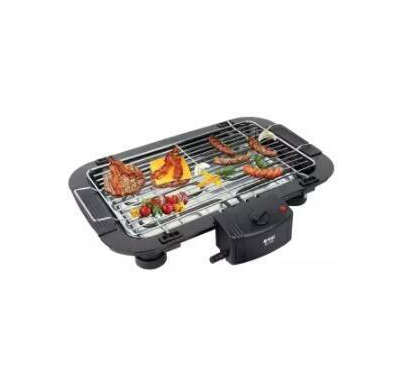 Electric BBQ Stove Barbecue Charcoal Grill - Black