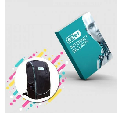 ESET Internet Security 3 User With Backpack Free