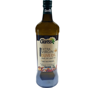 Clariss Olive Oil Extra Virgin (1ltr) Glass Bottle
