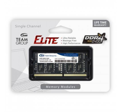Team Elite SO-DIMM DDR4 4GB 2400MHz Laptop RAM