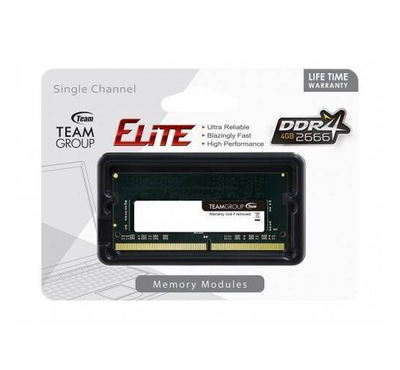 Team Elite 4GB 2666MHz Laptop RAM